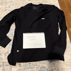 Figs long sleeve scrub top